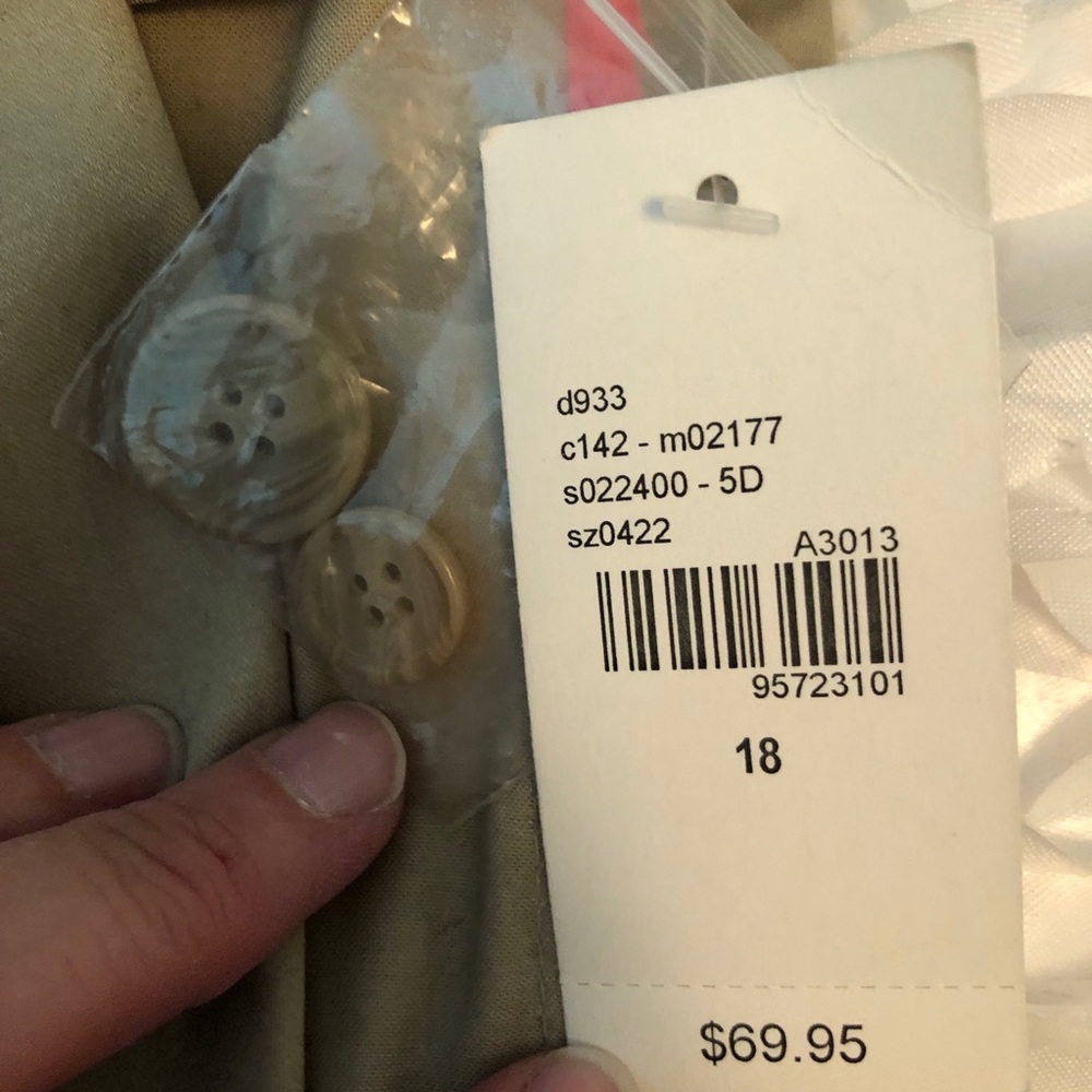 NWT Lane Bryant Khaki Blazer Size 18 - Picture 6 of 9